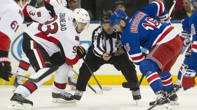 Mika Zibanejad (links) und Derick Brassard. Mika Zibanejad (links) und Derick Brassard.