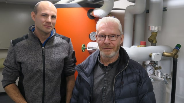 Patrick Brun und Gilbert Stadelmann im Portrait. Patrick Brun und Gilbert Stadelmann im Portrait.