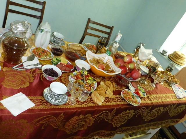 Fürstlich gedeckter Tisch.