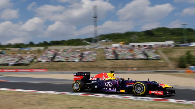 Sebastian Vettel ist am Freitag auf dem Hungaroring der Schnellste. 
