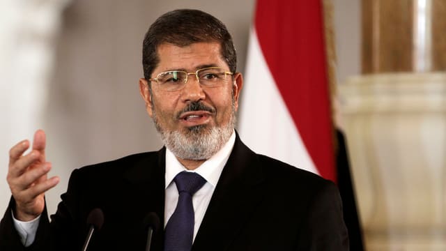 Der ägyptische Präsident Mohammed Mursi. Der ägyptische Präsident Mohammed Mursi.