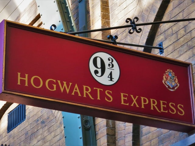 Schild Hogwarts Express Schild Hogwarts Express