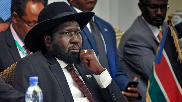 Der südsudanesische Präsident Salva Kiir Der südsudanesische Präsident Salva Kiir