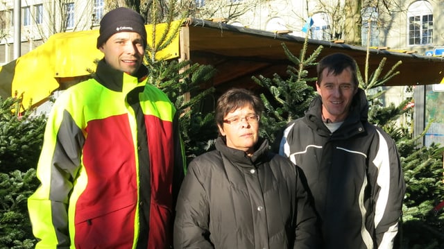 Margrit Fankhauser erzählt von all den Jahren auf dem Berner Weihnachtsbaummarkt (16.12.2013)