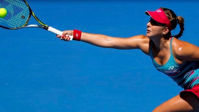Belinda Bencic n'ha betg gì schanza cunter Serena Williams. Belinda Bencic n'ha betg gì schanza cunter Serena Williams.
