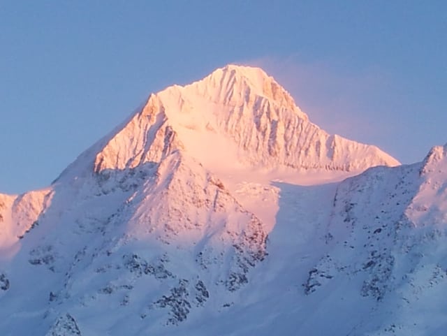 Das Bietschhorn vom Lötschental