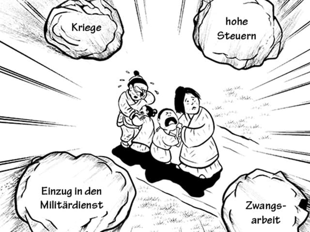 Eine Seite aus dem Comic. Eine Seite aus dem Comic.