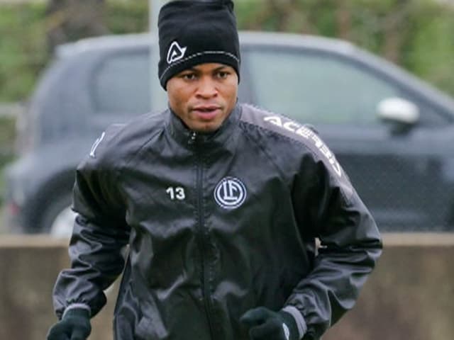 Der Nigerianer Lucky Onyebuchi Opara. Der Nigerianer Lucky Onyebuchi Opara.