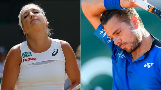 Timea Bacsinszky und Stan Wawrinka. Timea Bacsinszky und Stan Wawrinka.