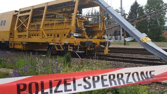 Der entgleiste Bauzug Der entgleiste Bauzug