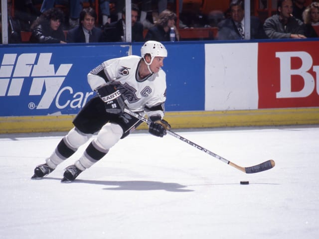 Wayne Gretzky im Dress der Kings 1992 Wayne Gretzky im Dress der Kings 1992