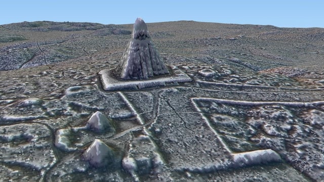 Ein Bild von einem Maya-Tempel. Ein Bild von einem Maya-Tempel.