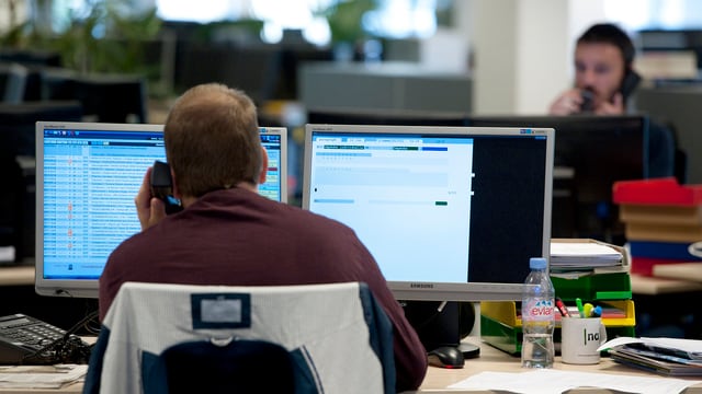 Einblick in die sda-Redaktion Einblick in die sda-Redaktion
