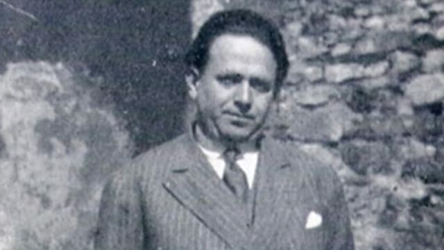 Schwarzweiss Foto von Kurt Tucholsky im Jahr 1928