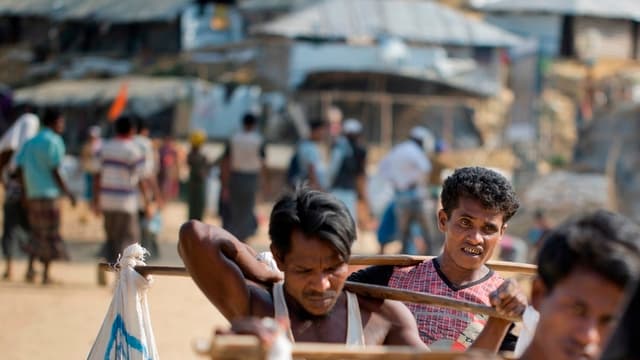 Mit dem Monsun kommen neue Gefahren für die Rohingya