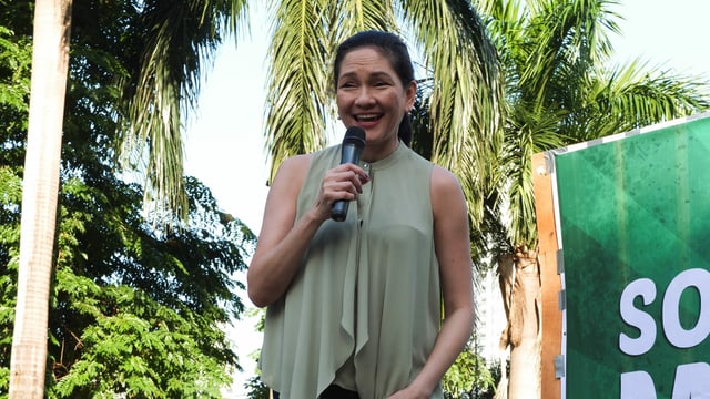 Hontiveros in einer Archivaufnahme Hontiveros in einer Archivaufnahme