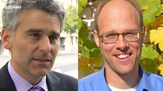 Ueli Stückelberger, Direktor Seilbahnen Schweiz und Marcel Liner von Pro Natura Schweiz. Ueli Stückelberger, Direktor Seilbahnen Schweiz und Marcel Liner von Pro Natura Schweiz.