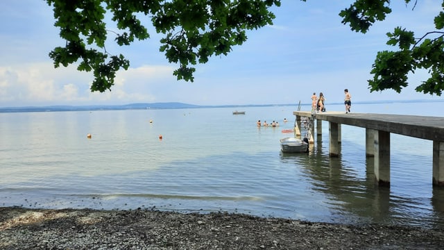 Badende am Bodensee. Badende am Bodensee.