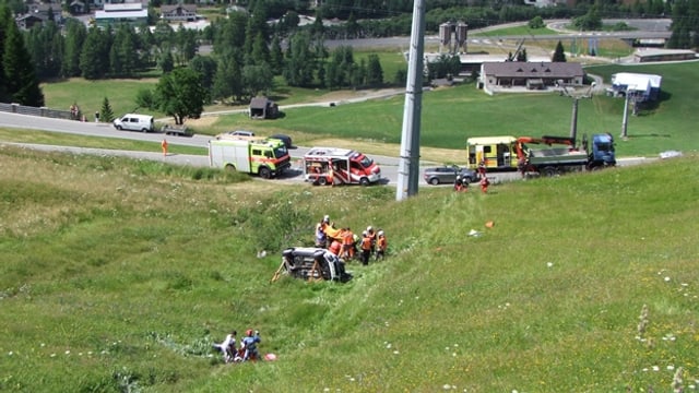 Accident da traffic curt suenter Spleia. Accident da traffic curt suenter Spleia.