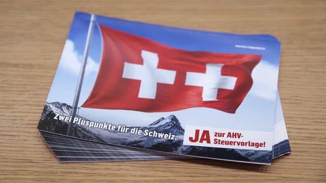 Flyer von Abstimmung. Flyer von Abstimmung.