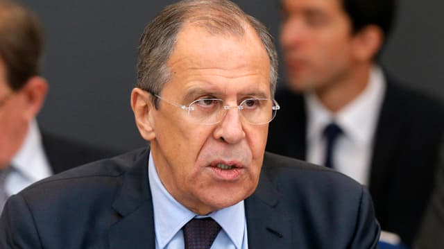 Der russische Aussenminister Lawrow. Der russische Aussenminister Lawrow.