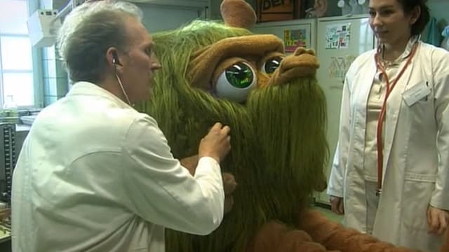 Mumbro im Krankenhaus. Mumbro im Krankenhaus.
