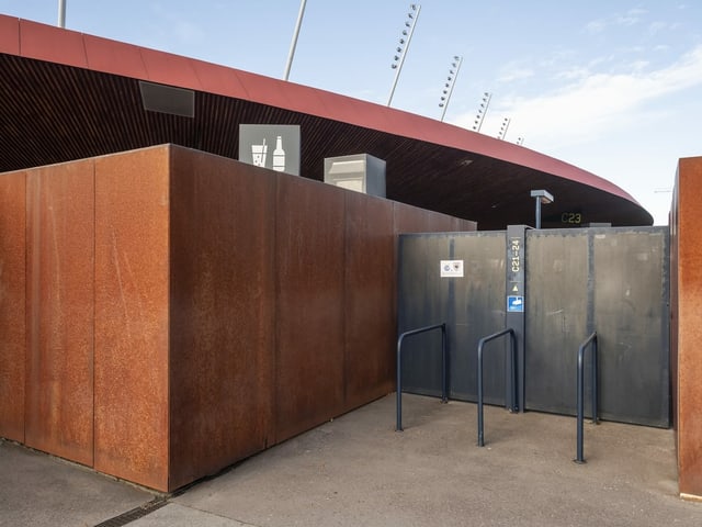 Das Letzigrund-Stadion. Das Letzigrund-Stadion.