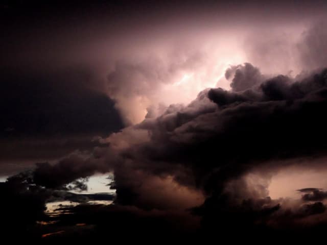 Gewitterwolken
