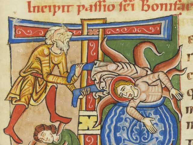 Darstellung des heiligen Bonifatius Darstellung des heiligen Bonifatius