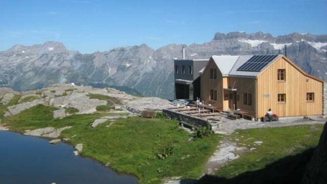Legler Hütte mit Panorama Legler Hütte mit Panorama