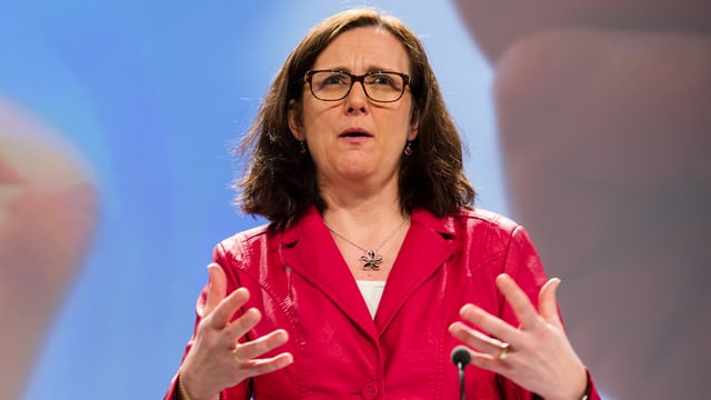 Zeigt sich aktuell nicht für Verhandlungen offen: EU-Handelskommissarin Cecilia Malmström. Zeigt sich aktuell nicht für Verhandlungen offen: EU-Handelskommissarin Cecilia Malmström.