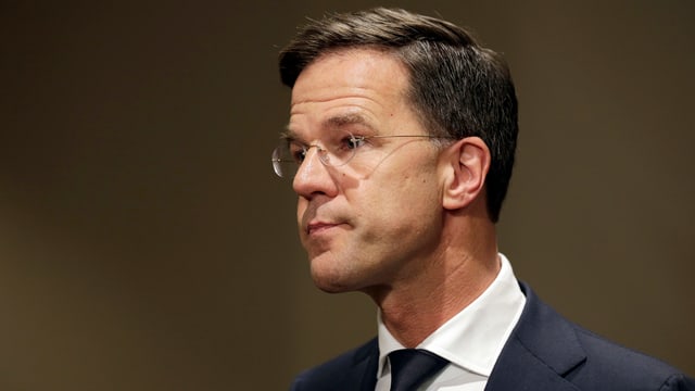 Der niederländische Ministerpräsident Mark Rutte Der niederländische Ministerpräsident Mark Rutte