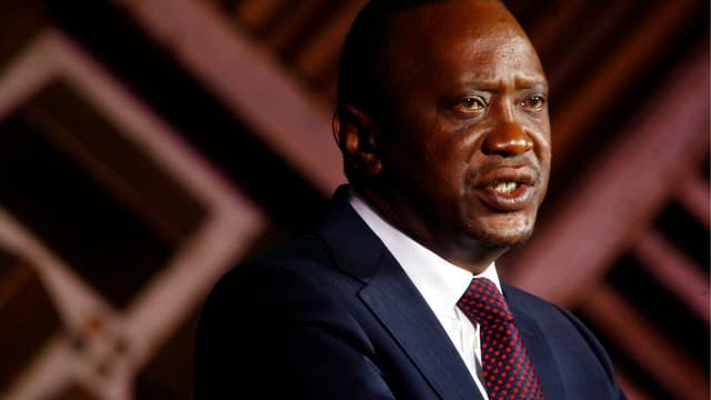 Präsident Kenyatta. Präsident Kenyatta.