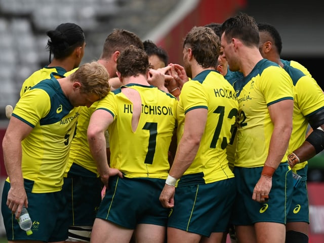 Das Rugbyteam Australiens. Das Rugbyteam Australiens.