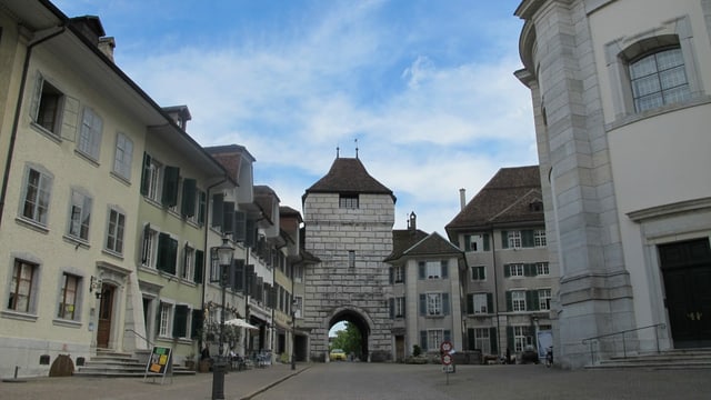 Altstadt, historisches Stadttor. Altstadt, historisches Stadttor.