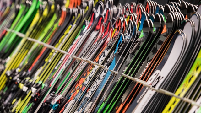 Skis. Skis.