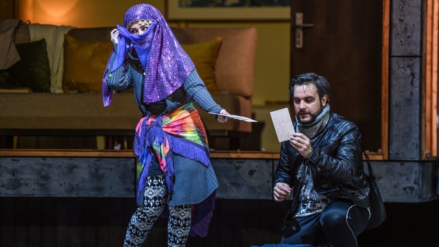 Szene aus «Il turco in Italia» Zürcher Opernhaus Szene aus «Il turco in Italia» Zürcher Opernhaus