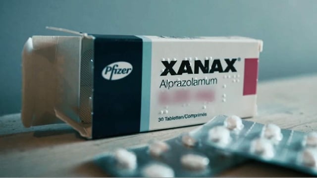 Eine Packung Xanax