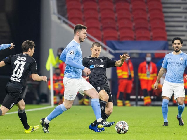 Manchester City und Gladbach. Manchester City und Gladbach.