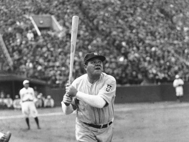 Babe Ruth im Jahr 1934. Babe Ruth im Jahr 1934.