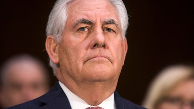 Rex Tillerson, ehemaliger Exxon-Chef und heutiger US-Aussenminister. Rex Tillerson, ehemaliger Exxon-Chef und heutiger US-Aussenminister.