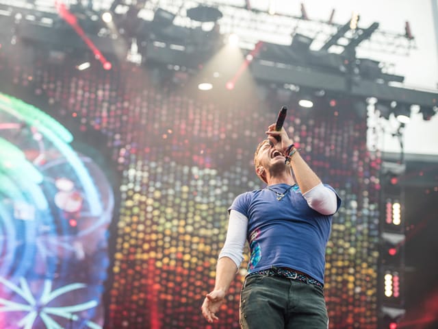 Coldplay live aus dem Letzigrund.