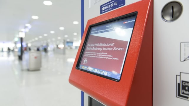 Ticketautomat SBB. Ticketautomat SBB.
