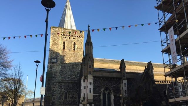 Die Kirchenglocke in Dover wird am Brexit-Tag nicht läuten. Die Kirchenglocke in Dover wird am Brexit-Tag nicht läuten.