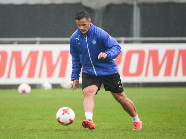 Shani Tarashaj im Training Shani Tarashaj im Training