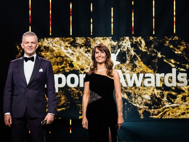 Sandra Studer und Rainer Maria Salzgeber. Sandra Studer und Rainer Maria Salzgeber.