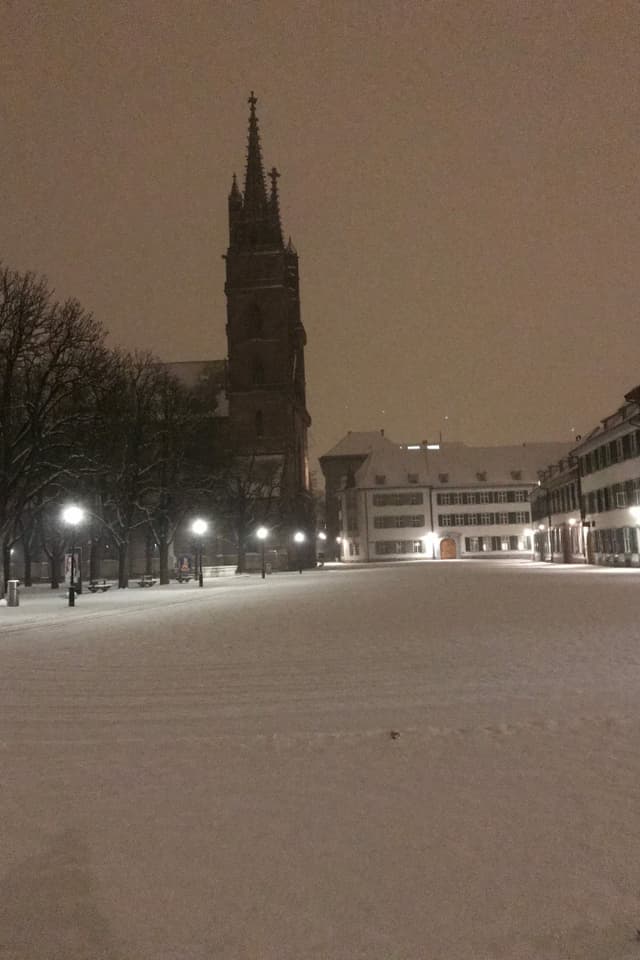 Verschneiter Münsterplatz Verschneiter Münsterplatz