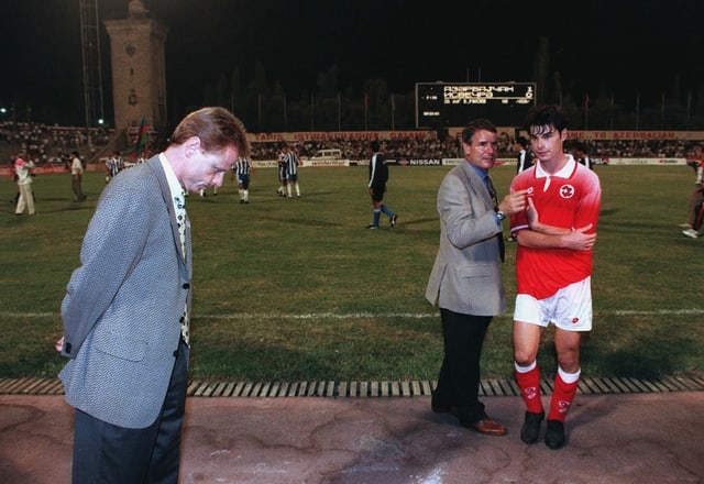 Rolf Fringer und Ciriaco Sforza. Rolf Fringer und Ciriaco Sforza.