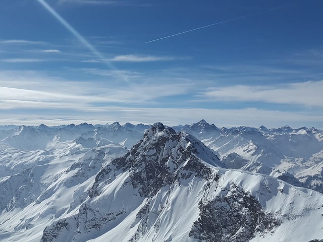 Rothorn im Schnee Rothorn im Schnee