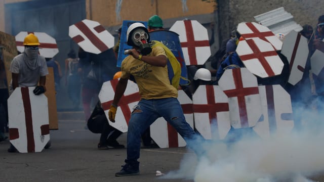 Proteste in Caracas Proteste in Caracas